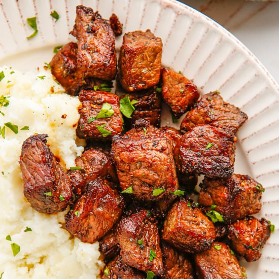 Air Fryer Steak Bites - Recipe photo by FoodFolksandFun