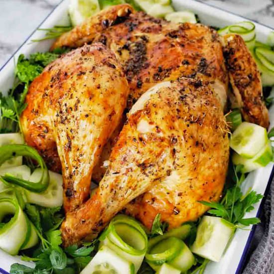 Air Fryer Spatchcock Chicken - Recipe photo by SweetCaramelSunday