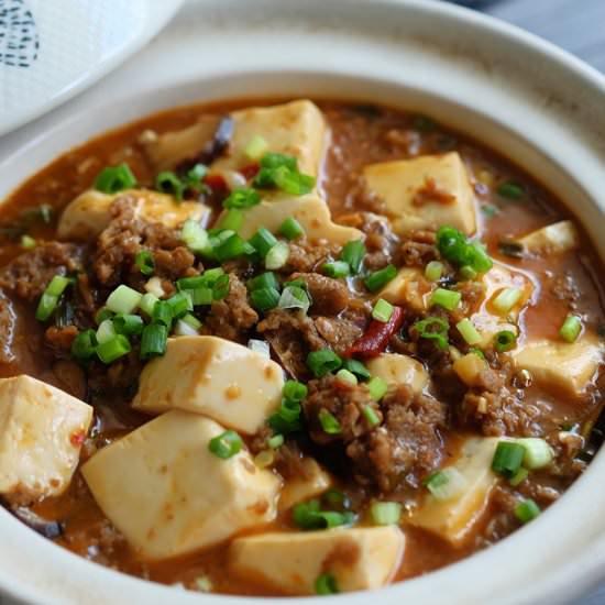 Mapo Tofu - Recipe photo by BearNakedFood