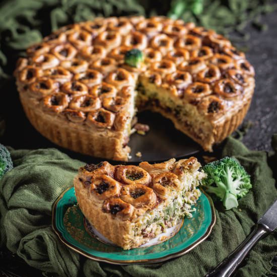 Christmas Savoury Tart - Recipe photo by denisav