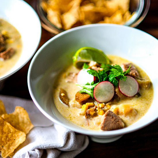 Chile Verde Stew - Recipe photo by Chicken Fried Kitchen