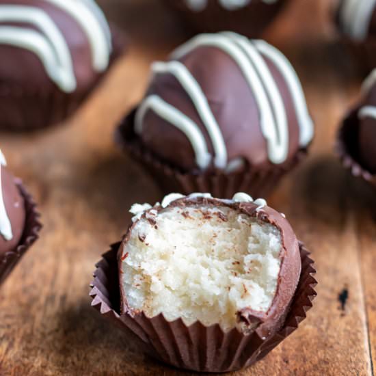 Marzipan Chocolates - Recipe photo by veggie desserts