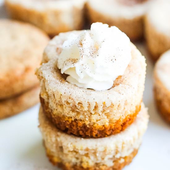 Snickerdoodle Cheesecake Bites - Recipe photo by Kathryns.kitchen.blog