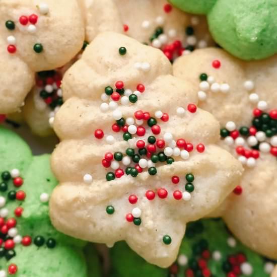 Gluten-Free Spritz Cookies - Recipe photo by rebeccataig.com