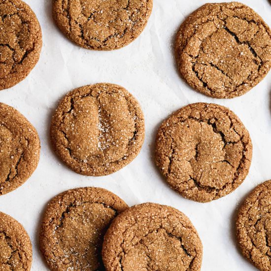 Gluten-Free Soft Molasses Cookies - Recipe photo by rebeccataig.com