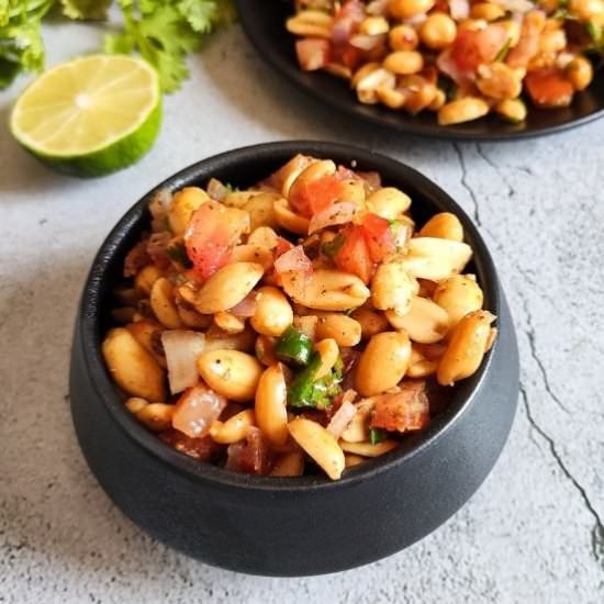 Quick Peanut Chaat - Recipe photo by greenbowl2soul