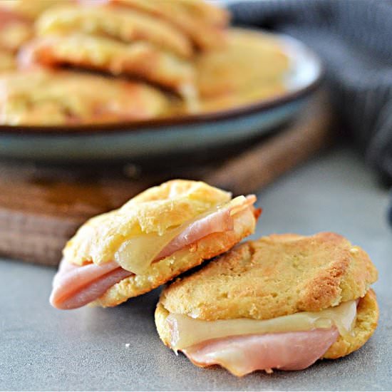 KETO HAM AND CHEESE SLIDERS - Recipe photo by Stylish Cravings