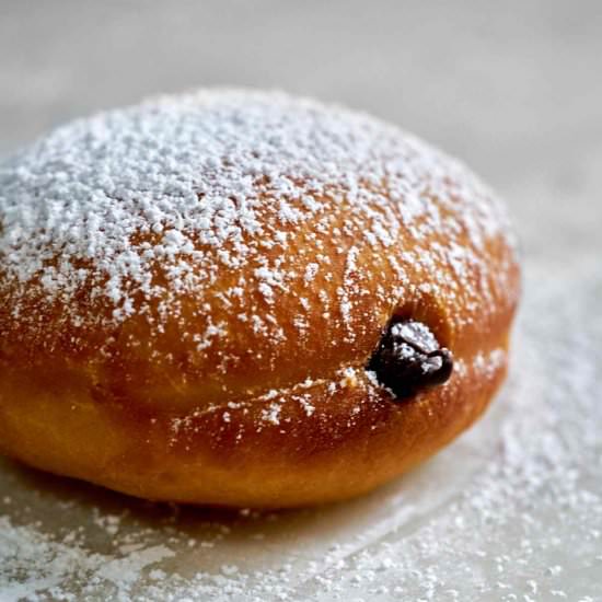 Nutella Sufganiyot - Recipe photo by proportionalplate