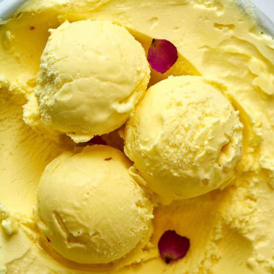 Persian Saffron Rose Ice Cream - Recipe photo by proportionalplate