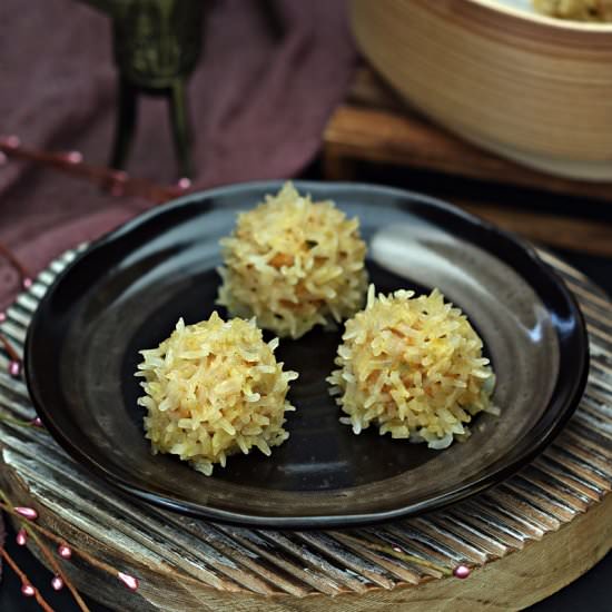 Chinese Pearl Meatballs - Recipe photo by Anncoo