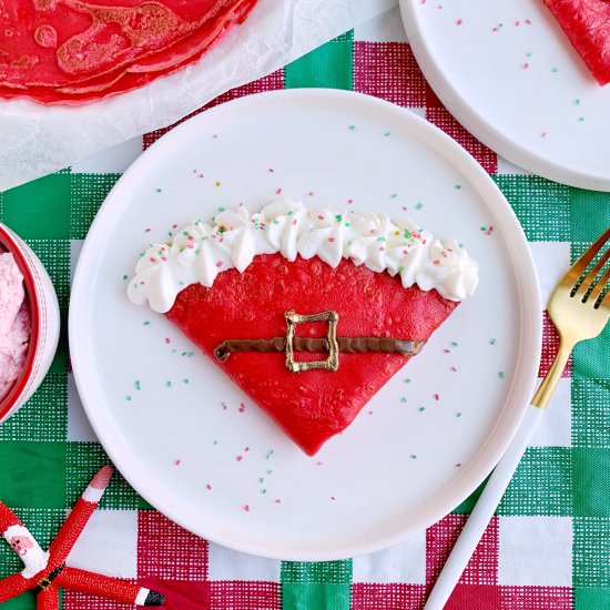 Santa Crepes - Recipe photo by Theyummymuffin
