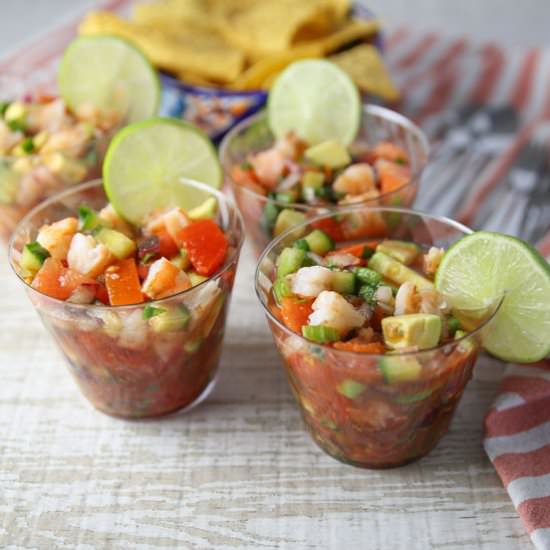 Mexican Shrimp Cocktail - Recipe photo by Tastefulventure