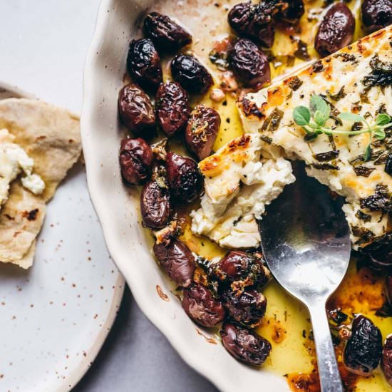 Best Baked Feta Cheese Recipe - Recipe photo by moon and spoon and yum.