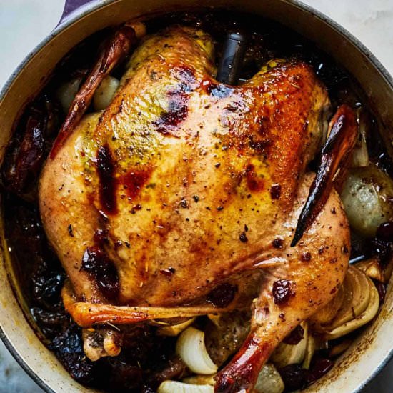Chicken with Dried Fruit - Recipe photo by proportionalplate