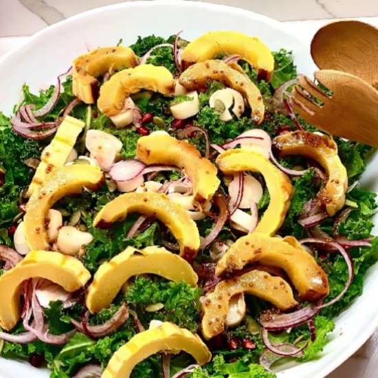 Delicata Squash Salad - Recipe photo by allergicfoodie