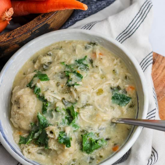 Instant Pot Chicken and Dumplings - Recipe photo by AGratefulMeal