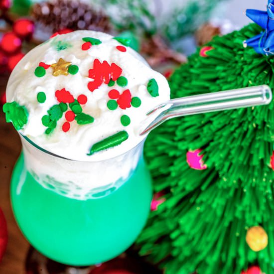Festive Blue Hawaiian Cocktail - Recipe photo by dishnthekitchen