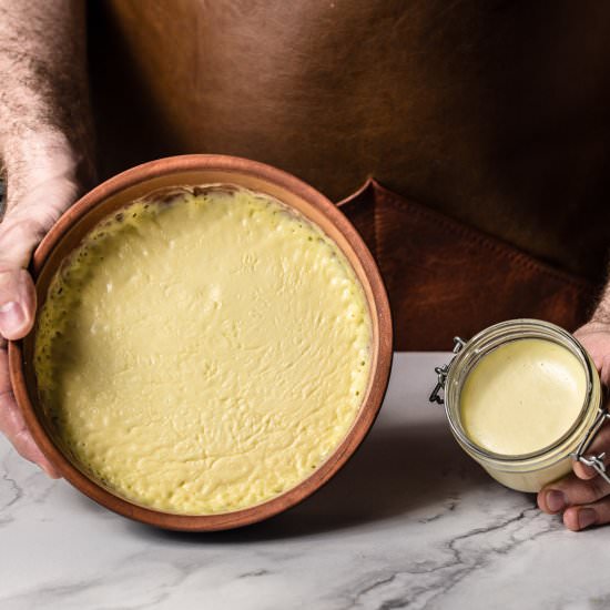 Homemade Clotted Cream – Any Cream - Recipe photo by PantsDownApronsOn