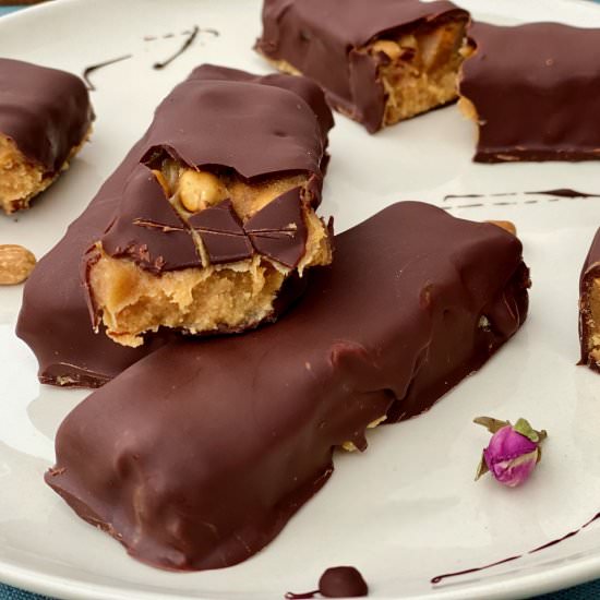 Vegan Snickers - Recipe photo by lavender_nina