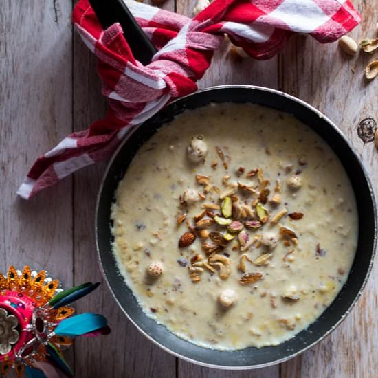 Makhana Kheer - Recipe photo by Puja