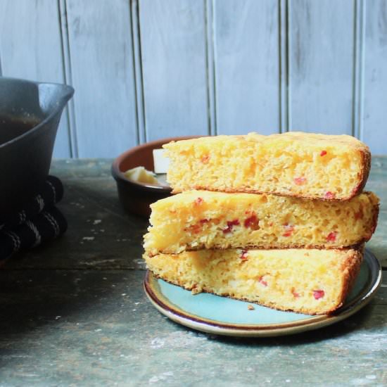 Pimento Cheese Cornbread - Recipe photo by the good eats co