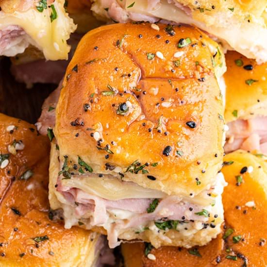 Hot Ham and Cheese Sliders - Recipe photo by bellyfull