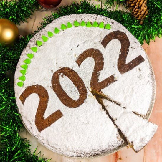 Greek New Year Cake with Orange - Recipe photo by mamazilla