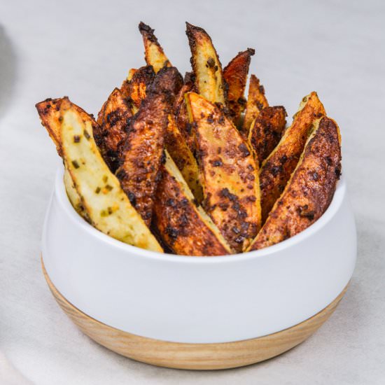 5 Ingredient Sour Cream Chive Fries - Recipe photo by Sweetphi