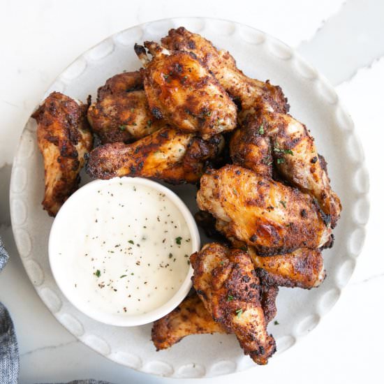 Air Fryer Chicken Wings - Recipe photo by theforkedspoon