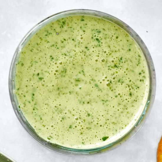 Creamy Basil Citrus Dressing - Recipe photo by proportionalplate