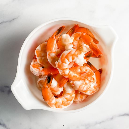 how to poach shrimp - Recipe photo by sheri silver