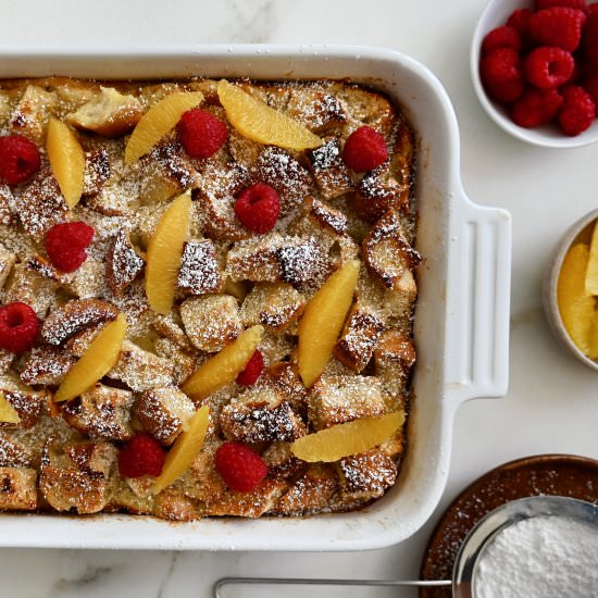 Overnight French Toast Bake - Recipe photo by justataste