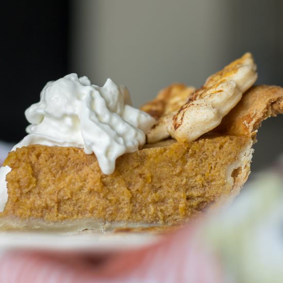 Homemade Pumpkin Pie - Recipe photo by LifesLittleSweets
