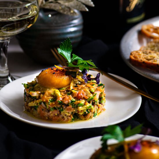 Smoked Salmon Tartare - Recipe photo by rhubarbandcod