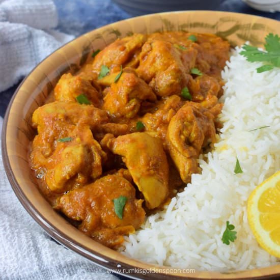 Coconut chicken curry - Recipe photo by rumkisgoldenspoon