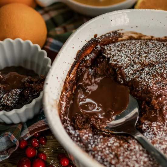 Chocolate Orange Pudding Cake - Recipe photo by LifeAroundtheTable