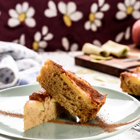 Upside-Down Apple Cake - Recipe photo by suncakemom