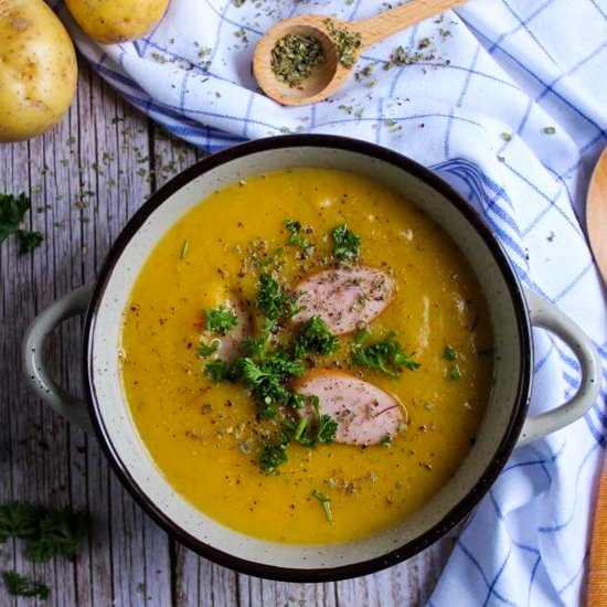 Creamy Potato Soup (Bavarian-style) - Recipe photo by Cook Homey