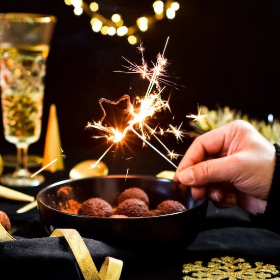 Chocolate White Wine Truffles - Recipe photo by Annikaeats