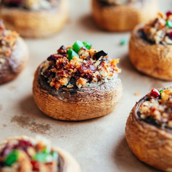 Bacon Stuffed Mushrooms - Recipe photo by PinchandSwirl