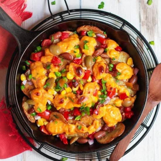 Loaded Potato Nachos - Recipe photo by Tashasartisanfoods