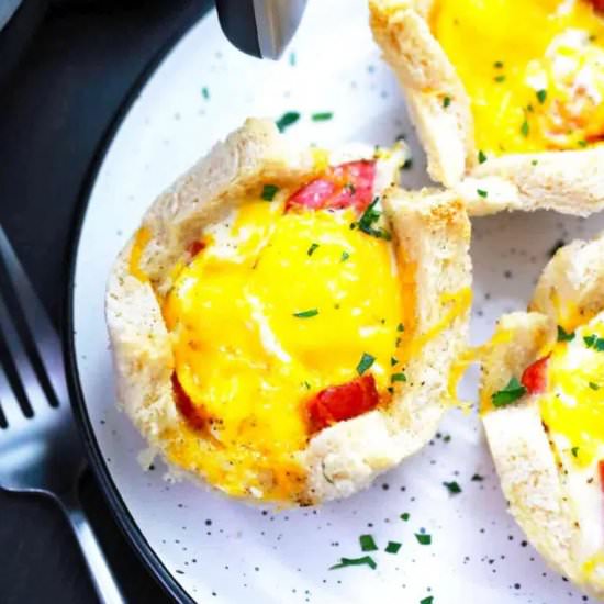 Air Fryer Egg Cups - Recipe photo by peasandpeonies