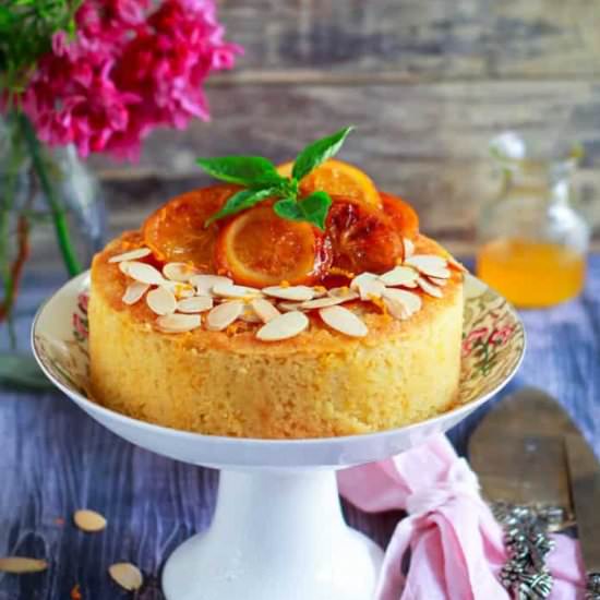 Orange Semolina Almond Cake - Recipe photo by Tashasartisanfoods