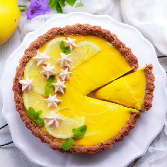 Vegan Lemon Tart - Recipe photo by Tashasartisanfoods