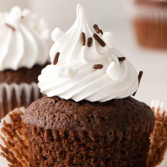 Hot Chocolate Cupcakes - Recipe photo by ToSimplyInspire