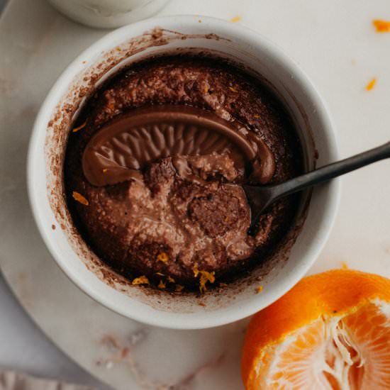 Chocolate Orange Baked Oats - Recipe photo by alpineella