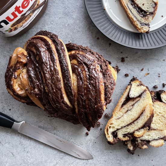 Nutella Babka - Recipe photo by uglyducklingbakery