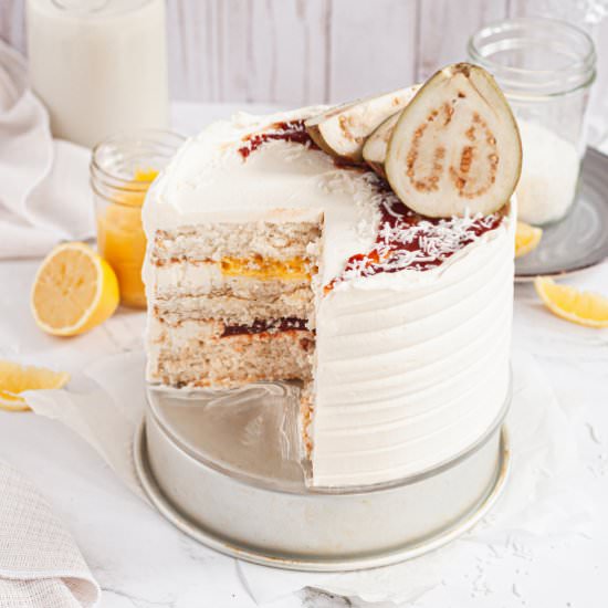 Coconut Cake (Gluten-Free) - Recipe photo by CAKED by Katie