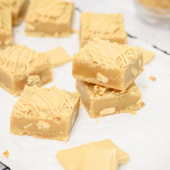 Caramilk Blondies - Recipe photo by Sweet Mouth Joy