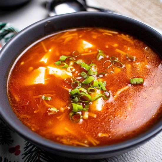 Tomato, Enoki Mushroom and Tofu Soup - Recipe photo by Absolute Foodie